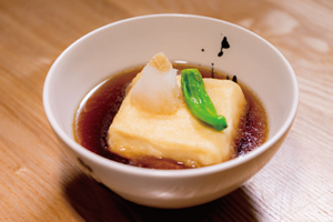 Tougenkyo's Agedashi-tofu (deep fried tofu in sauce)